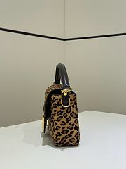Okify Fendi Baguette Leopard Bag 27x15x6.5cm - 5