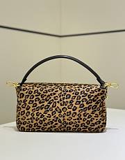 Okify Fendi Baguette Leopard Bag 27x15x6.5cm - 4