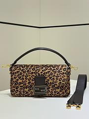 Okify Fendi Baguette Leopard Bag 27x15x6.5cm - 1