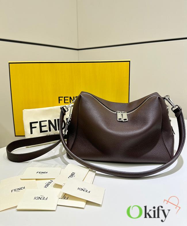 Okify Fendi Lui Bag Dark Brown 28x19x11cm - 1