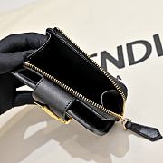 Okify Fendi FF Black Wallet 10x8x4cm  - 5