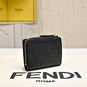 Okify Fendi FF Black Wallet 10x8x4cm  - 6