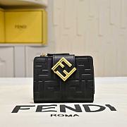 Okify Fendi FF Black Wallet 10x8x4cm  - 1