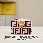 Okify Fendi FF Pink Wallet 10x8x4cm  - 1