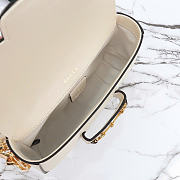 Okify Gucci Horsebit 1955 Small Shoulder Bag White 20.5x14x5cm - 5
