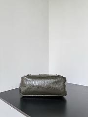 Okify Balenciaga Le City Moto Small Bag Dark Olive Green 28x19x14cm - 2