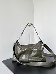 Okify Balenciaga Le City Moto Medium Bag Dark Olive Green 39x26x16cm - 6