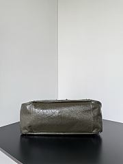 Okify Balenciaga Le City Moto Medium Bag Dark Olive Green 39x26x16cm - 4