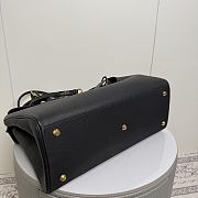 Okify Balenciaga Carrie Carry All Bag Black 54x33x20cm - 6
