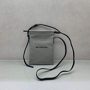 Okify Balenciaga Gray Phone Bag 21x15cm - 1