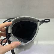 Okify Balenciaga Gray Phone Bag 21x15cm - 5