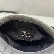 Okify Balenciaga Gray Phone Bag 21x15cm - 4