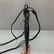 Okify Balenciaga Black Phone Bag 21x15cm - 4