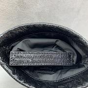 Okify Balenciaga Black Phone Bag 21x15cm - 2