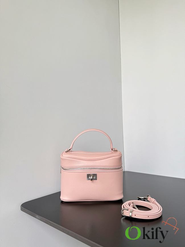Okify Balenciaga Rodeo Vanity Bag Pink 18x13x8.5cm - 1