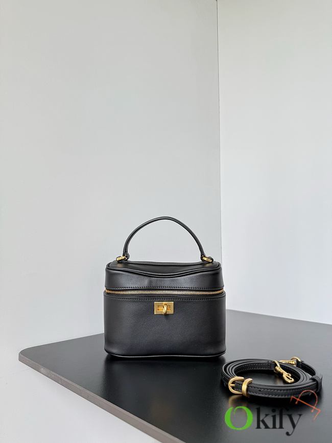 Okify Balenciaga Rodeo Vanity Bag Black 18x13x8.5cm - 1