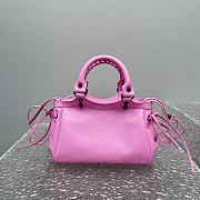 Okify Balenciaga Le City Love Card Bag Pink 24x17x11.5cm - 5