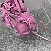 Okify Balenciaga Le City Love Card Bag Pink 24x17x11.5cm - 6