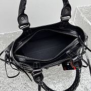 Okify Balenciaga Le City Love Card Bag Black 24x17x11.5cm - 3