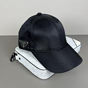 Okify Prada Baseball Cap With Silver Logo - 2