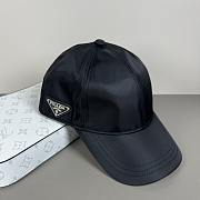 Okify Prada Baseball Cap With Silver Logo - 1