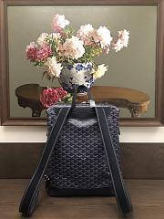 Okify Goyard Cisalpin Backpack Dark Blue 43x33x14cm - 6