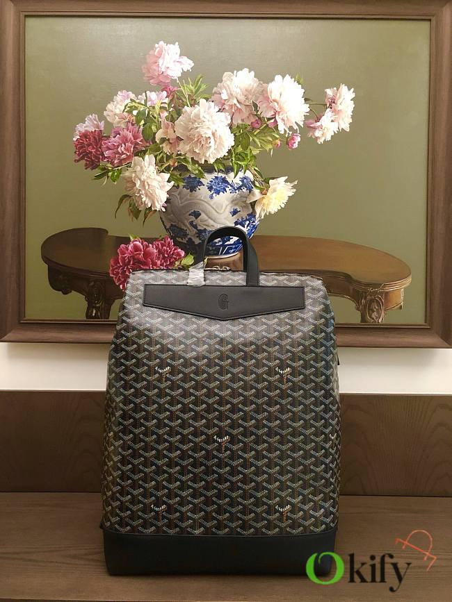 Okify Goyard Cisalpin Backpack Black 43x33x14cm - 1