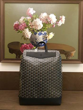 Okify Goyard Cisalpin Backpack Black 43x33x14cm