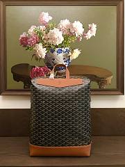 Okify Goyard Cisalpin Backpack Black And Brown 43x33x14cm - 1