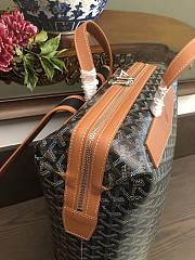 Okify Goyard Cisalpin Backpack Black And Brown 43x33x14cm - 4