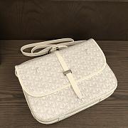 Okify Goyard Belvedere MM Bag White 28x19x7.5cm - 5