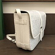 Okify Goyard Belvedere MM Bag White 28x19x7.5cm - 6