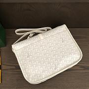 Okify Goyard Belvedere MM Bag White 28x19x7.5cm - 3