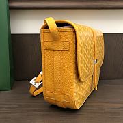 Okify Goyard Belvedere MM Bag Yellow 28x19x7.5cm - 5