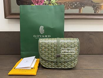 Okify Goyard Belvedere MM Bag Army Green 22x159x6.5cm