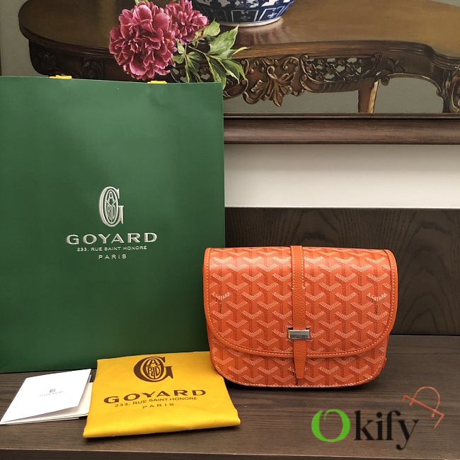 Okify Goyard Belvedere MM Bag Orange 22x159x6.5cm - 1
