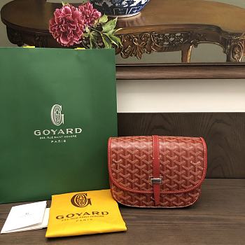 Okify Goyard Belvedere MM Bag Red 22x159x6.5cm
