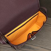 Okify Goyard Belvedere MM Bag Red Burgundy 22x159x6.5cm - 4