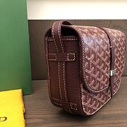 Okify Goyard Belvedere MM Bag Red Burgundy 22x159x6.5cm - 3