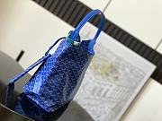Okify Goyard Boheme Hobo Bag Blue 42x27x15cm - 6