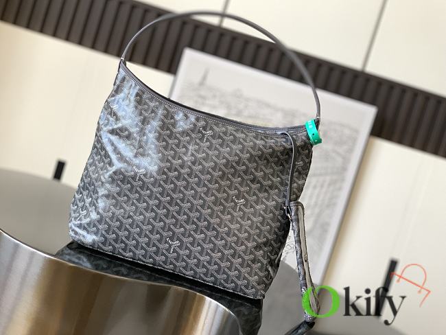 Okify Goyard Boheme Hobo Bag Gray 42x27x15cm - 1