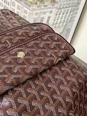 Okify Goyard Boheme Hobo Bag Red Burgundy 42x27x15cm - 3