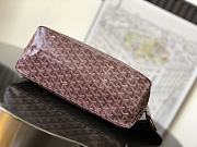 Okify Goyard Boheme Hobo Bag Red Burgundy 42x27x15cm - 2