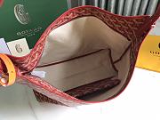 Okify Goyard Boheme Hobo Bag Red 42x27x15cm - 6