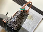 Okify Goyard Boheme Hobo Bag Black And Brown 42x27x15cm - 6