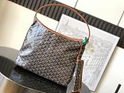 Okify Goyard Boheme Hobo Bag Black And Brown 42x27x15cm - 1