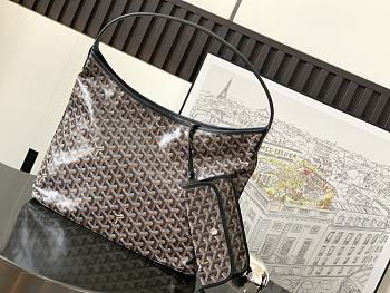Okify Goyard Boheme Hobo Bag Black 42x27x15cm
