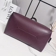 Okify Loewe Puzzle Fold Large Tote Bag Red Burgundy 42x41x18cm - 4