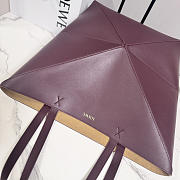 Okify Loewe Puzzle Fold Large Tote Bag Red Burgundy 42x41x18cm - 6