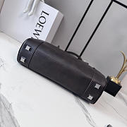 Okify Loewe Panta Amazona Cropped Bag Dark Brown 30.5x15x9cm - 2